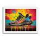 Yeezy Boost 350 Sneakers Graffiti Style 1 Wall Art