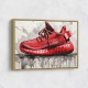 Yeezy Boost 350 Sneakers Graffiti Style 3 Wall Art