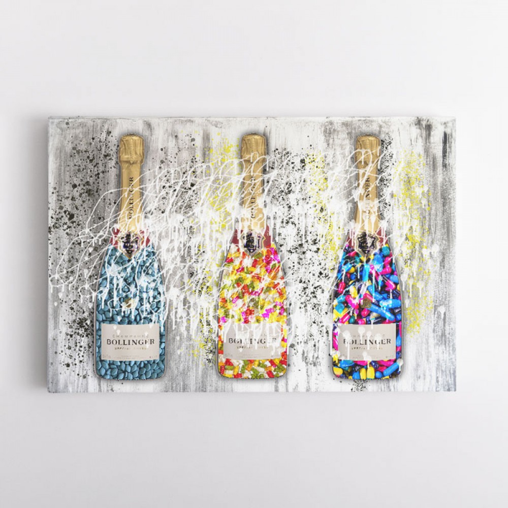 Champagne Sweets Paint Splash