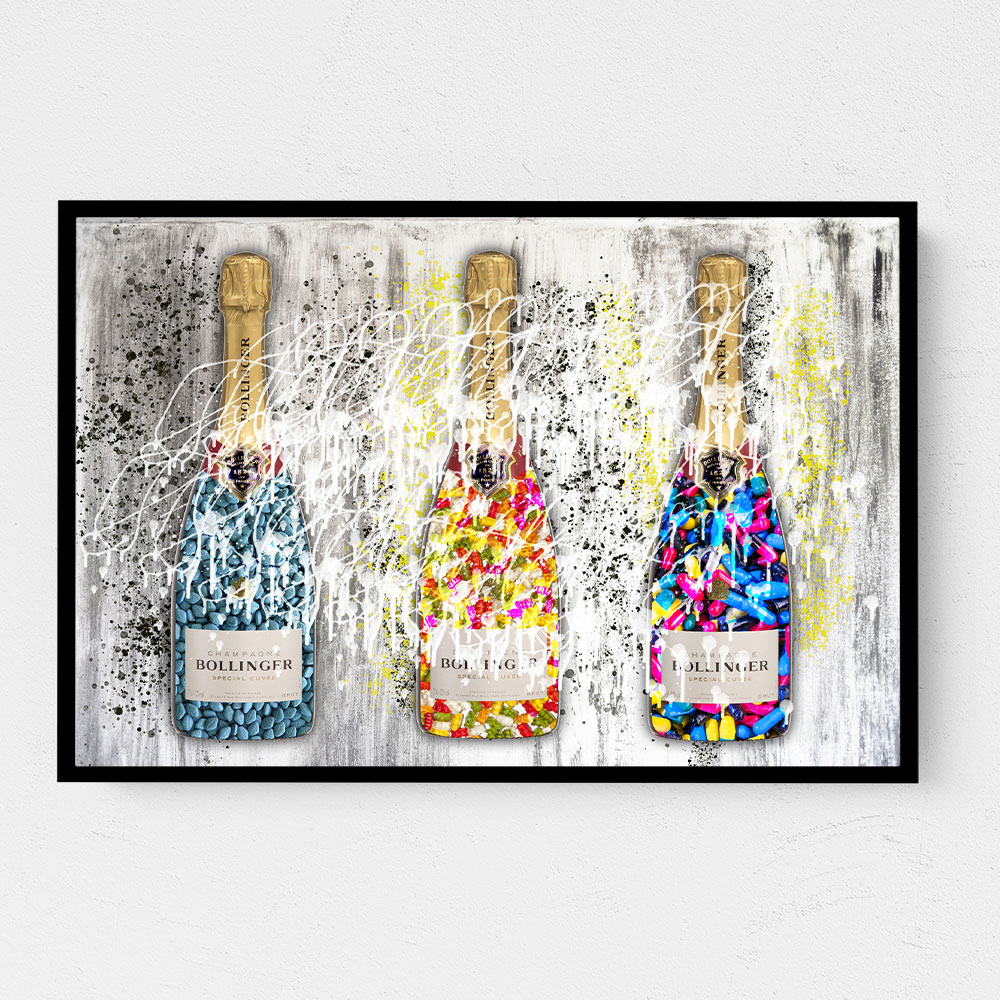 Champagne Sweets Paint Splash