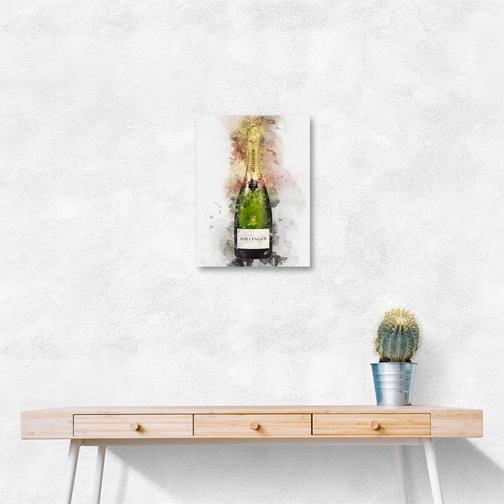 Bollinger Champagne Watercolor Bollinger Champagne Watercolor