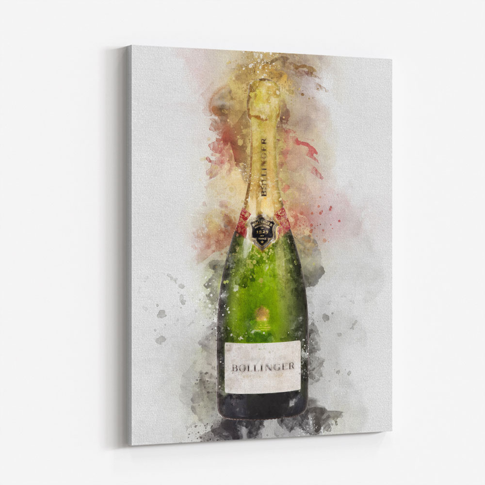 Bollinger Champagne Watercolor