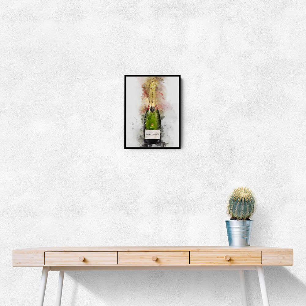 Bollinger Champagne Watercolor Bollinger Champagne Watercolor
