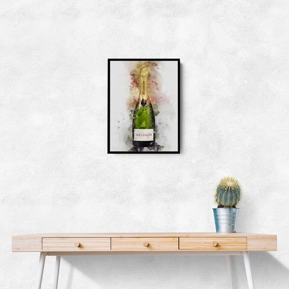 Bollinger Champagne Watercolor