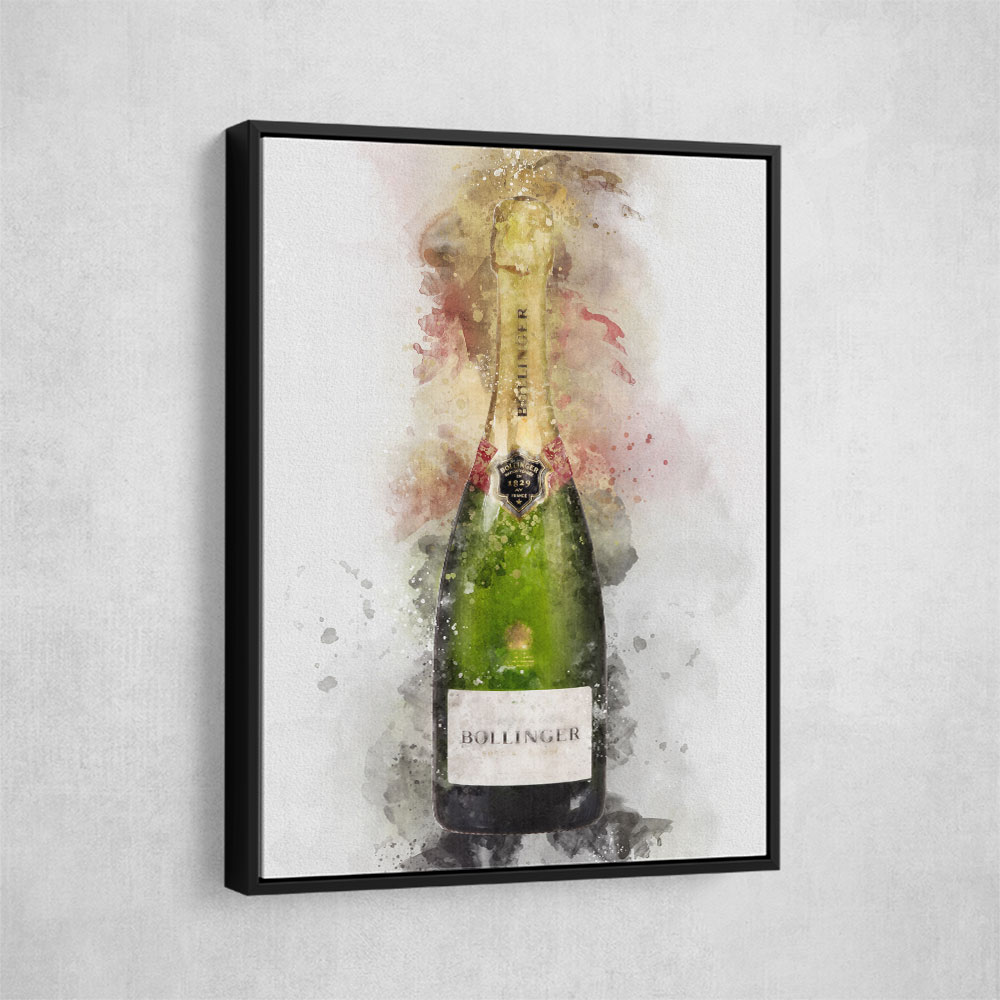 Bollinger Champagne Watercolor