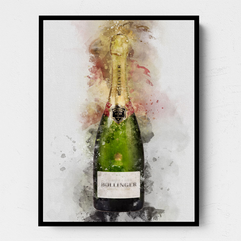 Bollinger Champagne Watercolor