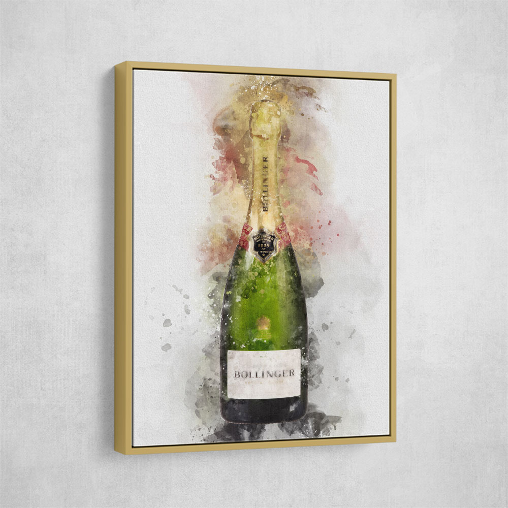 Bollinger Champagne Watercolor Bollinger Champagne Watercolor