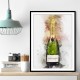 Bollinger Champagne Watercolor