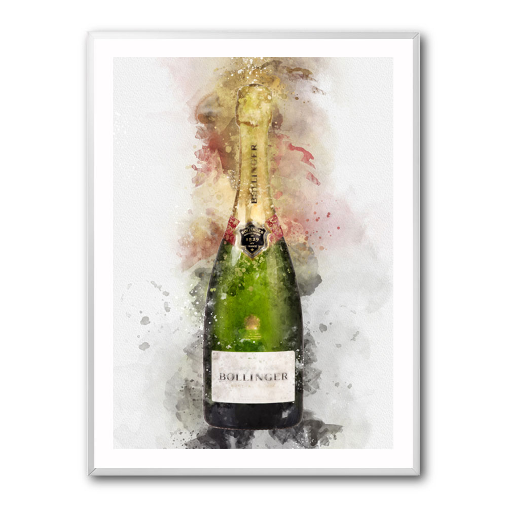 Bollinger Champagne Watercolor