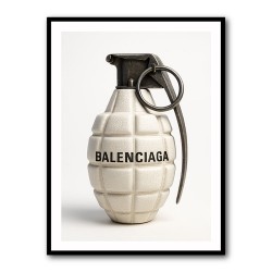 Balenciaga Fashion Inspired Grenade 1 Wall Art   