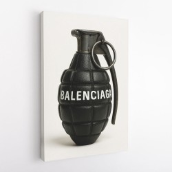 Balenciaga Fashion Inspired Grenade Wall Art     