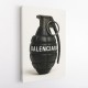 Balenciaga Fashion Inspired Grenade Wall Art     