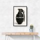 Balenciaga Fashion Inspired Grenade Wall Art     