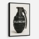 Balenciaga Fashion Inspired Grenade Wall Art     