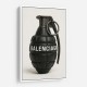 Balenciaga Fashion Inspired Grenade Wall Art     