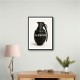 Balenciaga Fashion Inspired Grenade Wall Art     