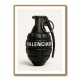 Balenciaga Fashion Inspired Grenade Wall Art     