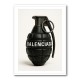Balenciaga Fashion Inspired Grenade Wall Art     