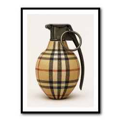 Burberry Fashion Inspired Grenade 1 Wall Art     