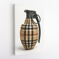 Burberry Fashion Inspired Grenade Wall Art       