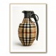 Burberry Fashion Inspired Grenade Wall Art Burberry Fashion Inspired Grenade Wall Art