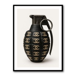 Chanel Fashion Inspired Grenade 1 Wall Art       