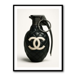 Chanel Fashion Inspired Grenade 2 Wall Art       