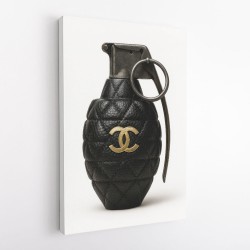 Chanel Fashion Inspired Grenade 3 Wall Art       