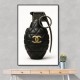 Chanel Fashion Inspired Grenade 3 Wall Art Chanel Fashion Inspired Grenade 3 Wall Art