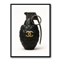 Chanel Fashion Inspired Grenade 3 Wall Art       