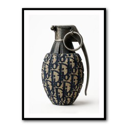 Dior Fashion Inspired Grenade 1 Wall Art         
