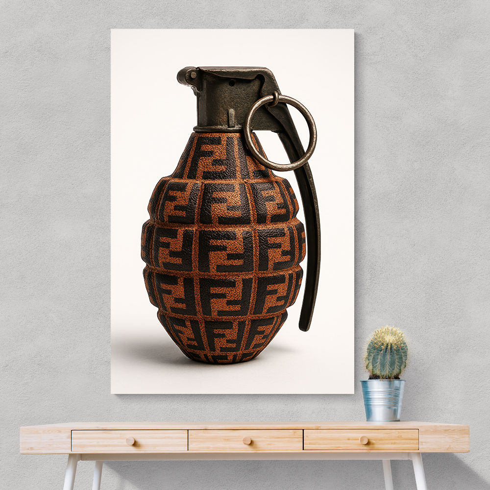 Fendi Fashion Inspired Grenade 1 Wall Art        