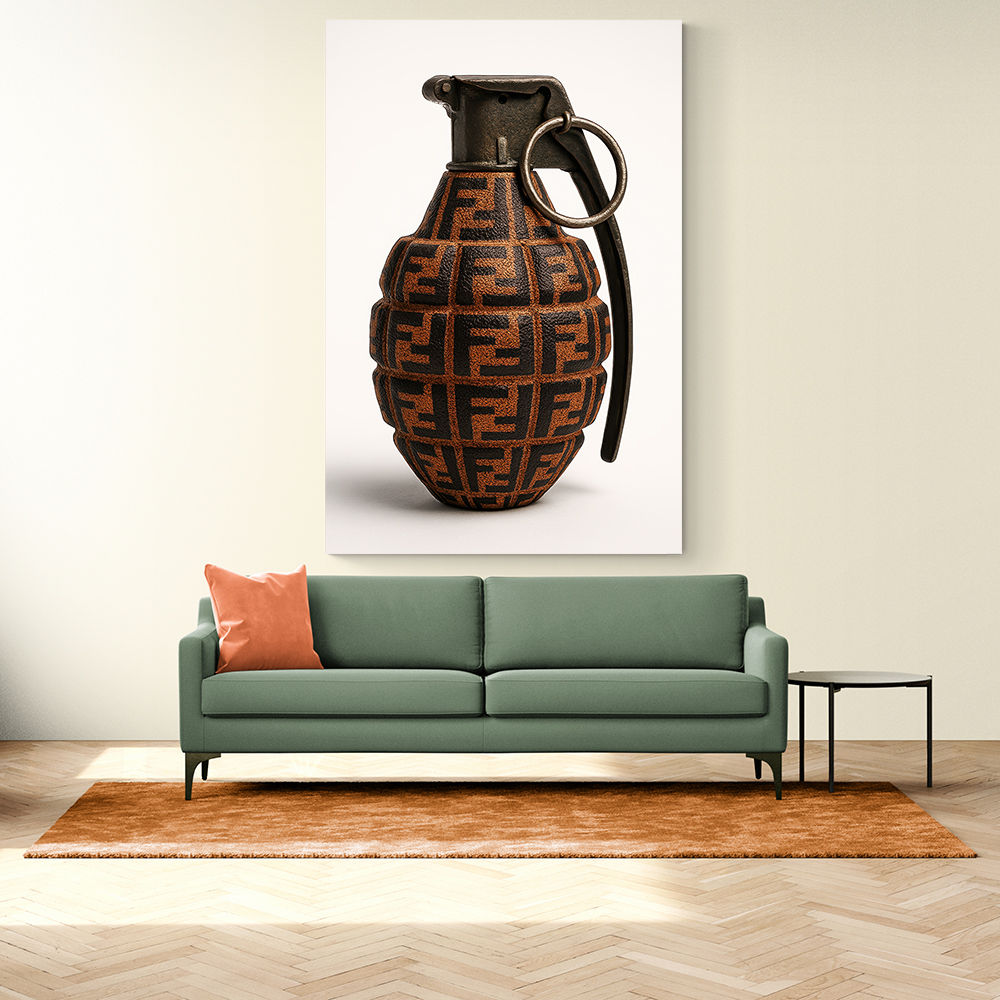 Fendi Fashion Inspired Grenade 1 Wall Art Fendi Fashion Inspired Grenade 1 Wall Art