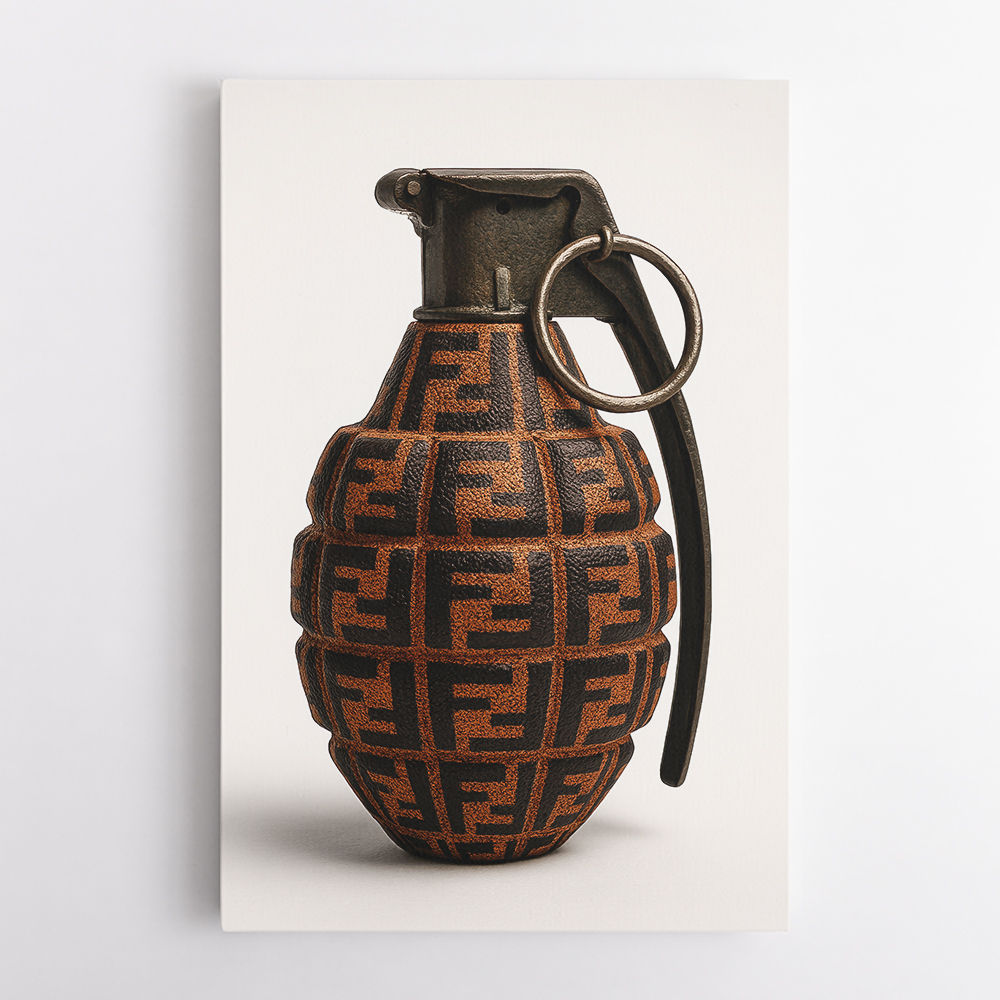 Fendi Fashion Inspired Grenade 1 Wall Art Fendi Fashion Inspired Grenade 1 Wall Art