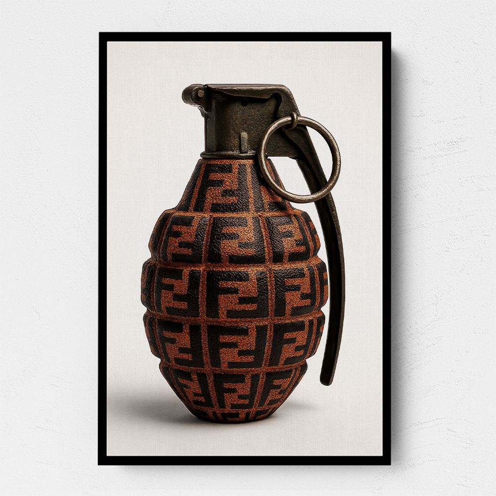 Fendi Fashion Inspired Grenade 1 Wall Art Fendi Fashion Inspired Grenade 1 Wall Art