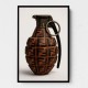 Choose Product Type:: Framed Canvas Fendi Fashion Inspired Grenade 1 Wall Art