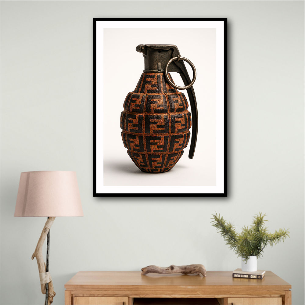 Fendi Fashion Inspired Grenade 1 Wall Art        