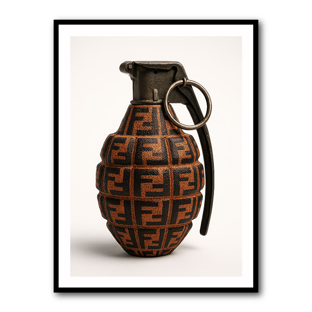 Fendi Fashion Inspired Grenade 1 Wall Art Fendi Fashion Inspired Grenade 1 Wall Art