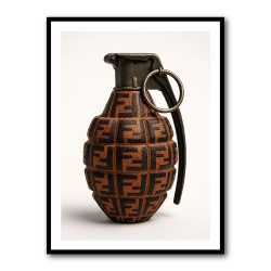 Fendi Fashion Inspired Grenade 1 Wall Art        