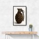 Fendi Fashion Inspired Grenade Wall Art          