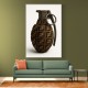 Fendi Fashion Inspired Grenade Wall Art          