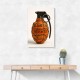 Hermes Fashion Inspired Grenade Wall Art Hermes Fashion Inspired Grenade Wall Art