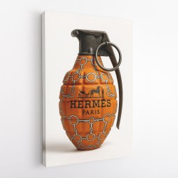 Hermes Fashion Inspired Grenade 2 Wall Art       