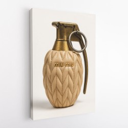 Miu Miu Fashion Inspired Grenade Wall Art        
