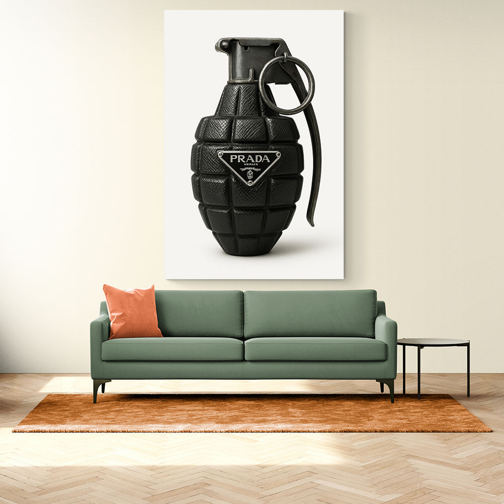 Prada Fashion Inspired Grenade 1 Wall Art Prada Fashion Inspired Grenade 1 Wall Art