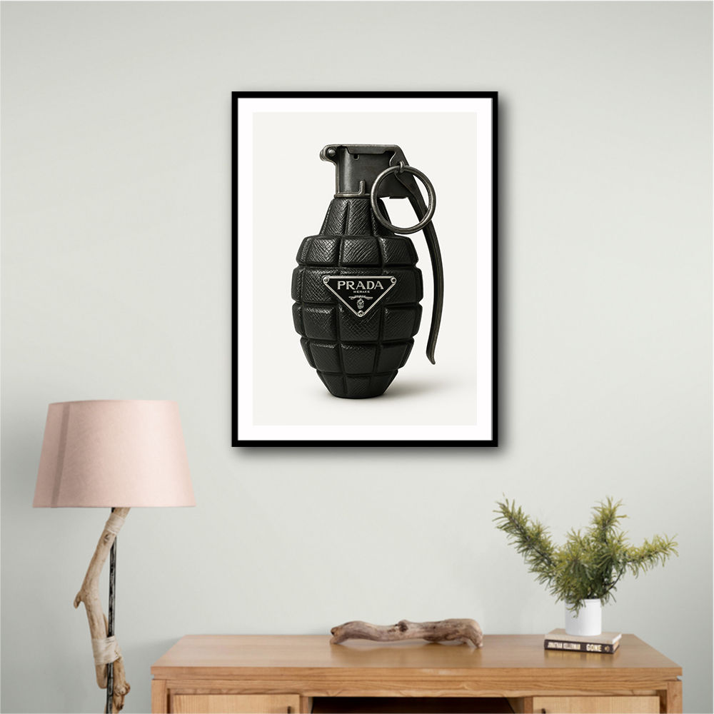 Prada Fashion Inspired Grenade 1 Wall Art Prada Fashion Inspired Grenade 1 Wall Art