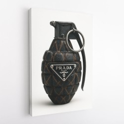 Prada Fashion Inspired Grenade Wall Art          