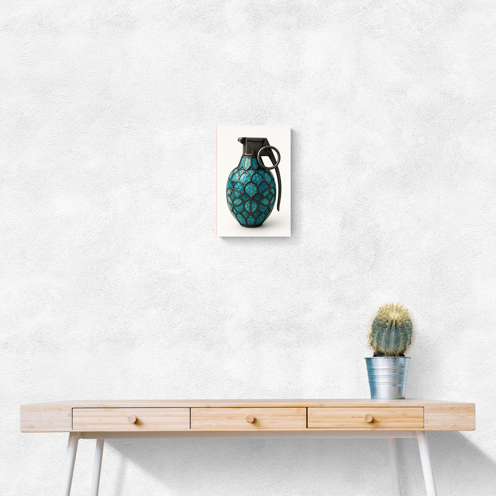 Tiffany Style Grenade 1 Wall Art Tiffany Style Grenade 1 Wall Art