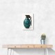 Tiffany Style Grenade 1 Wall Art Tiffany Style Grenade 1 Wall Art