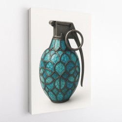 Tiffany Style Grenade 1 Wall Art                 